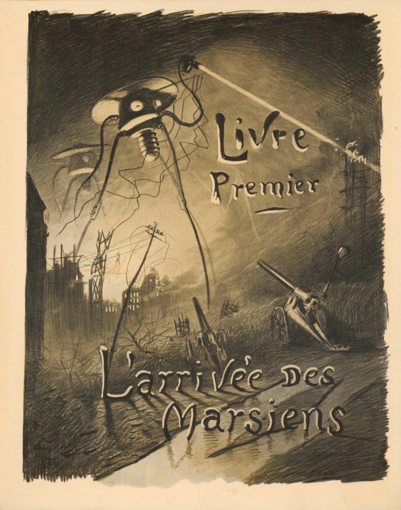 H.G. Wells & Martin van Maële, Les premiers hommes dans la lune, 1901, SF W454 J19 TF 1 