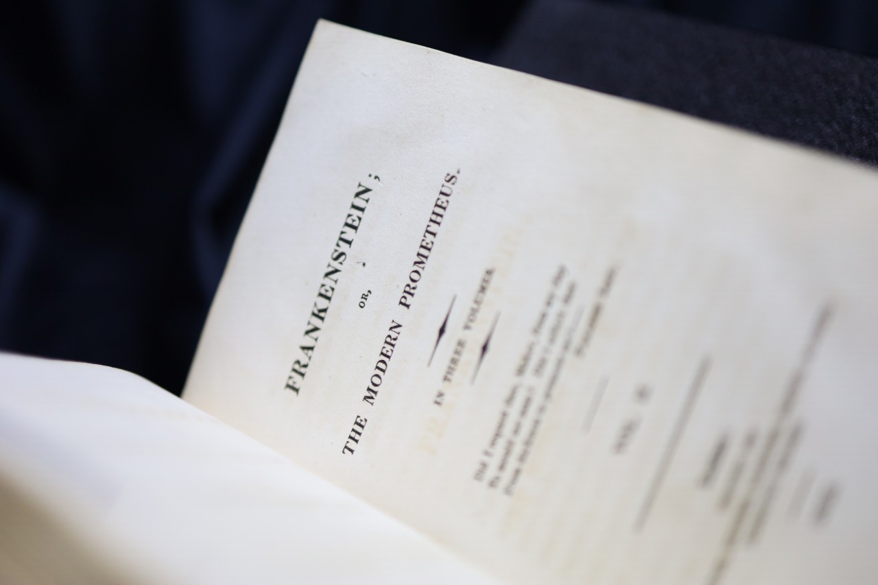 Close up for Frankenstein by Mary Shelley
