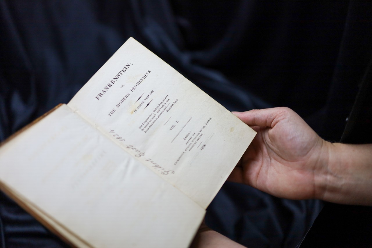 Close up for Frankenstein by Mary Shelley