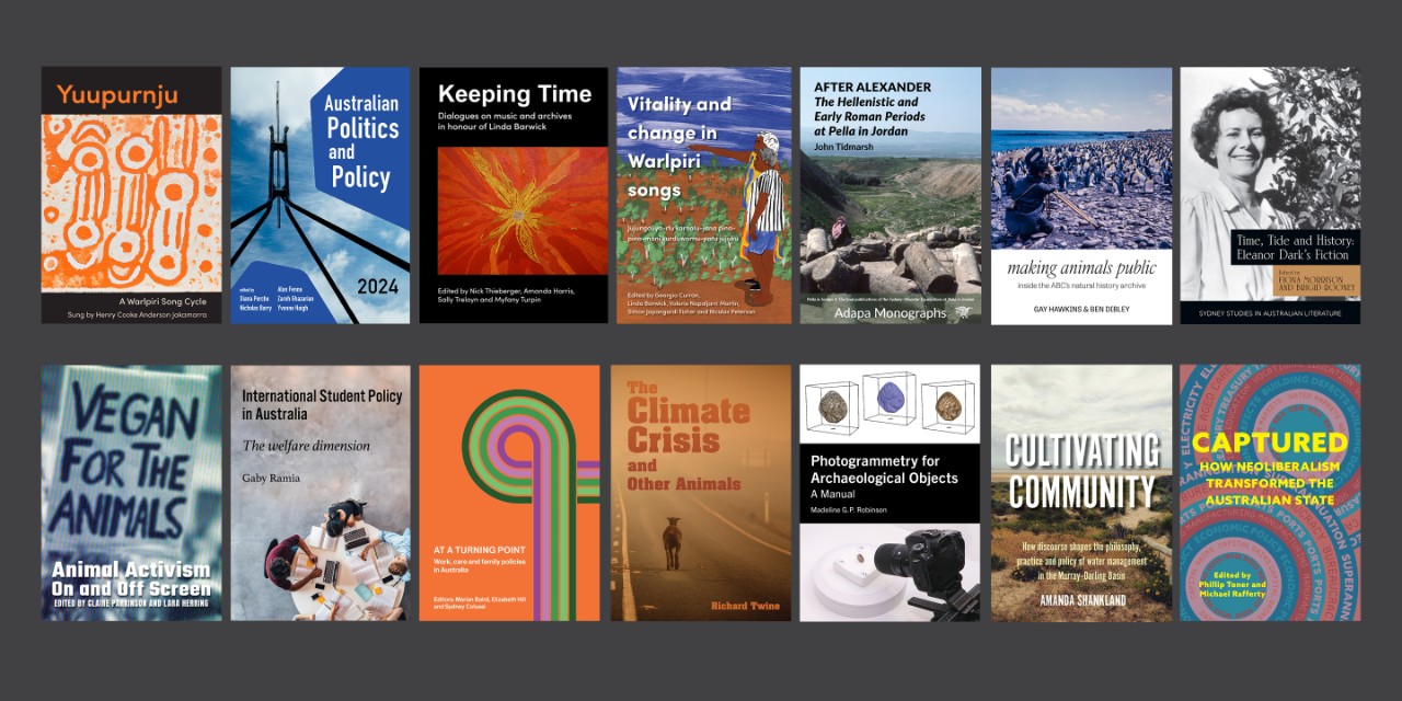 Sydney University Press 2024 book covers