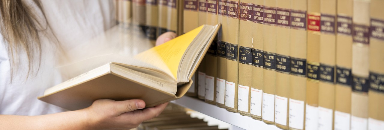 Flipping books at Law Library