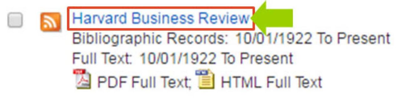 Harvard Business Review